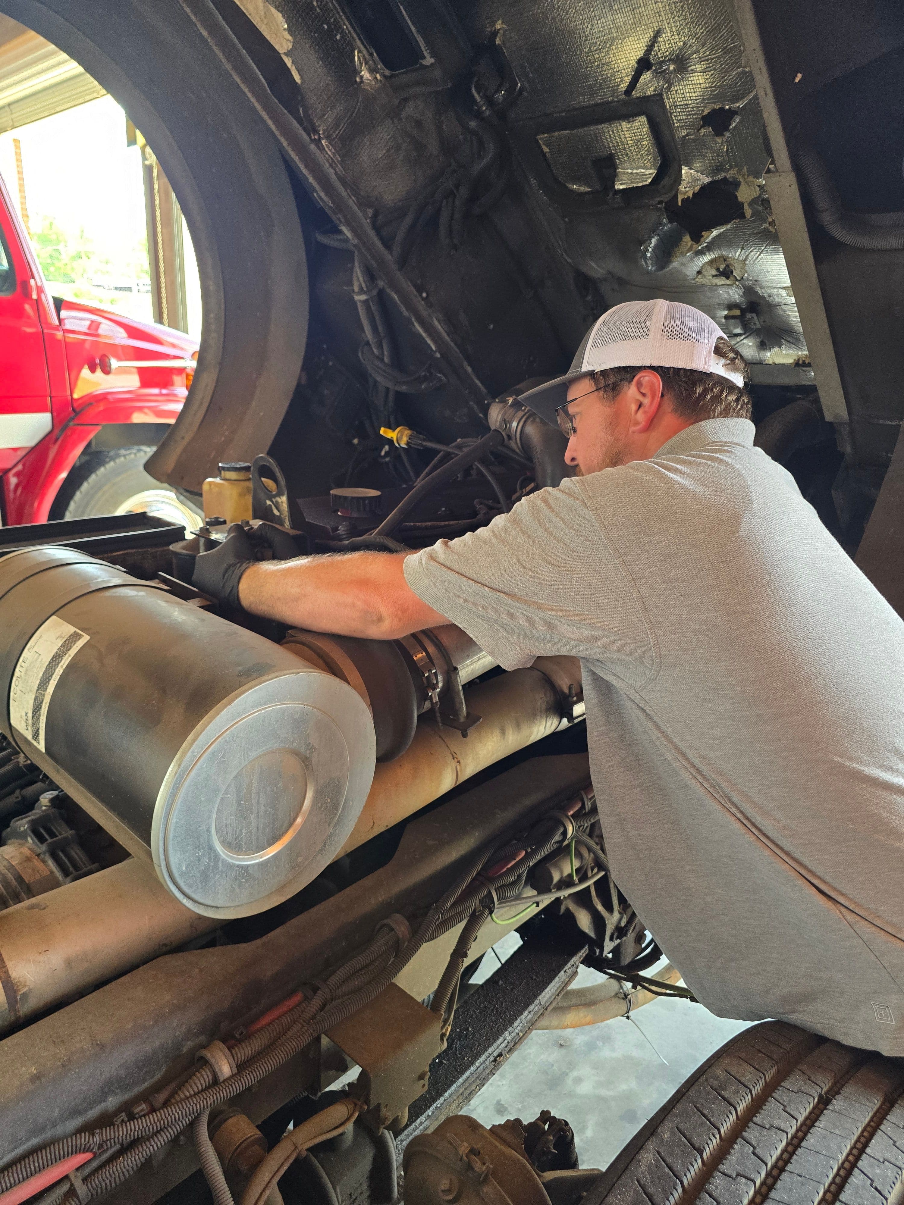 Fire apparatus fleet maintenance